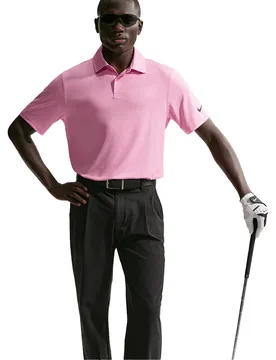Golf Polo Velocity Floral Print, rosa l - Nike - FashionsVida