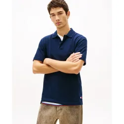 Polo de hombre regular fit en tejido gofreado