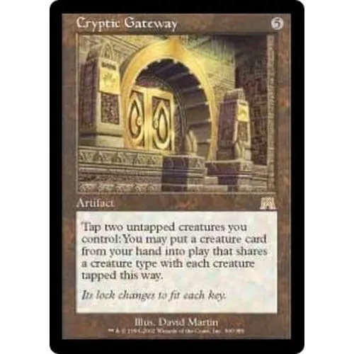 Cryptic Gateway (foil) Onslaught - Magic: The Gathering - FashionsVida