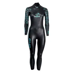 One 8-4.5mm Long Sleeve Neoprene Wetsuit Black S Women