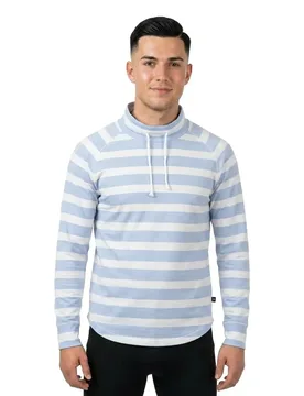 Allis Long Sleeve T-shirt Powder Blue / Pearl L Men - Sea Ranch - FashionsVida
