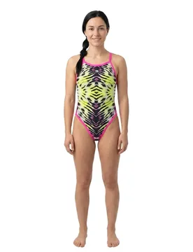 Turbo Animal Swimsuit Green L Women - TURBO - FashionsVida