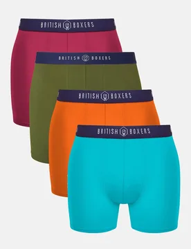 Mens Lucky Dip Stretch Trunks - British Boxers - FashionsVida