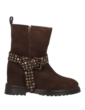 Botines de caña alta Mujer Marrón chocolate 38,40,41 Mujer - Emanuélle Vee - FashionsVida