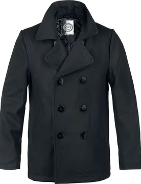 Winterjacke für Männer schwarz "Pea Coat" von - Männer - male - RED by EMP - FashionsVida
