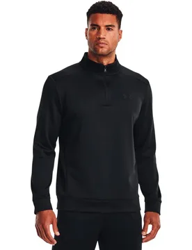 Sweat à Demi-zip Armour Fleece Black / Black 2XL - Under armour - FashionsVida