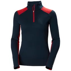 Women's Lifa Merino Midweight 1/2 Zip Base Layer Navy S - Navy Blue - Female