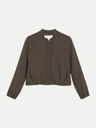Comma Boxy-Fit Jacke Braun 38