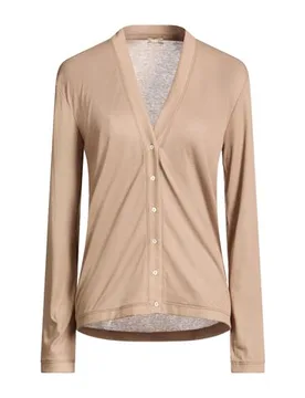 Strickjacke Damen Hellbraun L,M,S,XS Damen - Massimo Alba - FashionsVida