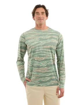 Vaportek Uv Long Sleeve T-shirt Mangrove XL Men - PELAGIC - FashionsVida