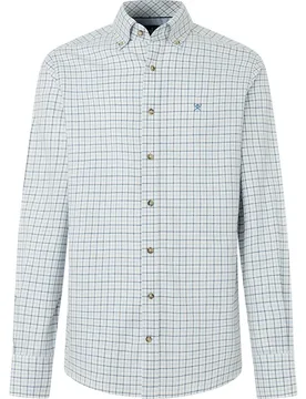 Camicia A Maniche Lunghe Hm301085 Forces Blue S - Hackett - FashionsVida