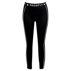 Red & Fly Leggings Logo Black XS