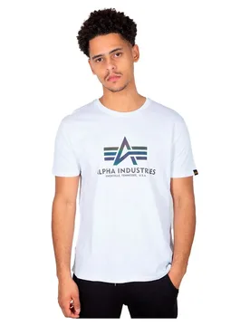 Industries Maglietta A Maniche Corte Basic Rainbow Reflective White L - ALPHA - FashionsVida