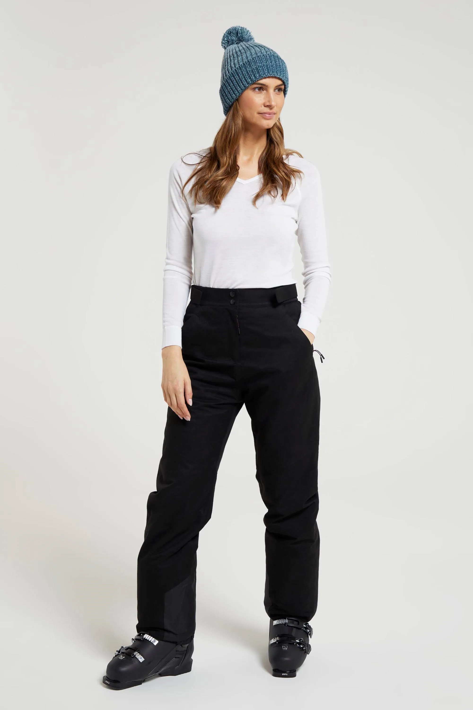 Blizzard II Womens Ski Pants - Black - Black - Size: 22 - Mountain Warehouse - FashionsVida