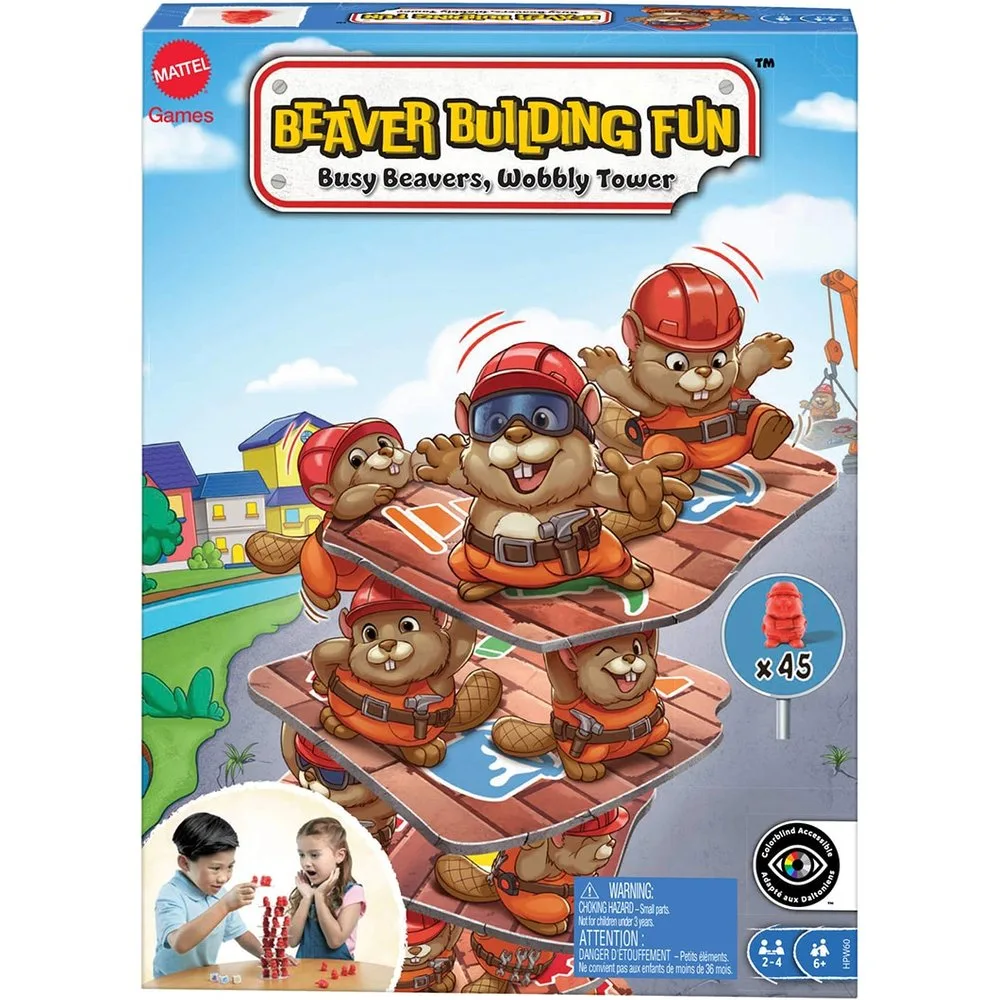 Juego de mesa Castores constructores - MATTEL GAMES - FashionsVida