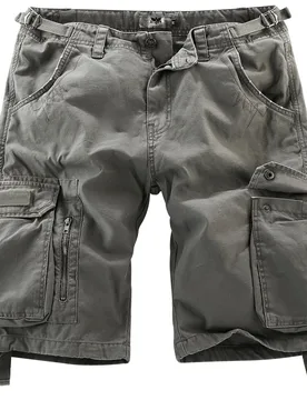 Vintage Shorts von für Männer in oliv - Männer - male - Black Premium by EMP - FashionsVida