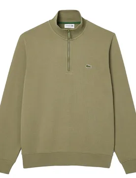 Fleece Half Zip - Sweatshirt-Crewneck - olive - Herren - Size: XL - Lacoste - FashionsVida