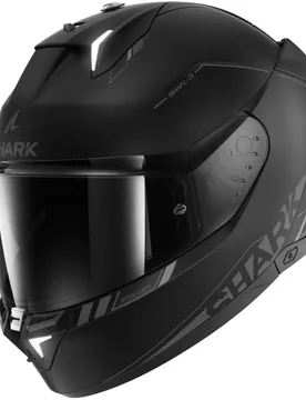 Casco Moto Integrale Con Led SKWAL i3 BLANK SP MAT Ner taglia XS - Shark - FashionsVida