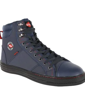 Unisex Adult Nubuck Safety Boots (Navy Blue) - Size Uk 4 - Lee cooper - FashionsVida