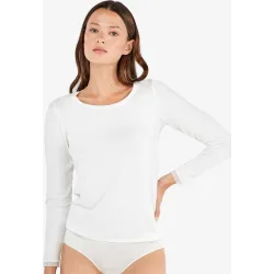 Camiseta interior de mujer de manga larga en tejido Modal Lenzing