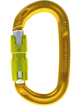 Oxy twist lock mosquetón seguridad Amarillo (UNICA) - SINGING ROCK - FashionsVida
