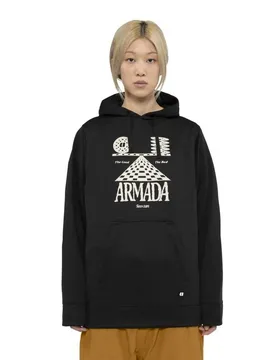 Sweat à Capuche Rollin Rideable Black M - Armada - FashionsVida