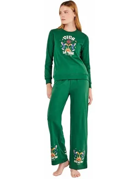 Pijama de mujer con sudadera y pantalón de Frida Kahlo - Gisela - FashionsVida