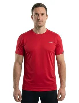Easy Court Short Sleeve T-shirt Red L - Head Racket - FashionsVida