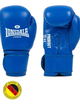 Gants De Boxe En Cuir Probout Dbv Blue 12 oz - Lonsdale - FashionsVida