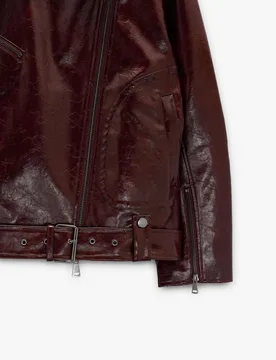 Chaqueta de mujer cruzada con cierre de cremallera en liso - Parfois - FashionsVida