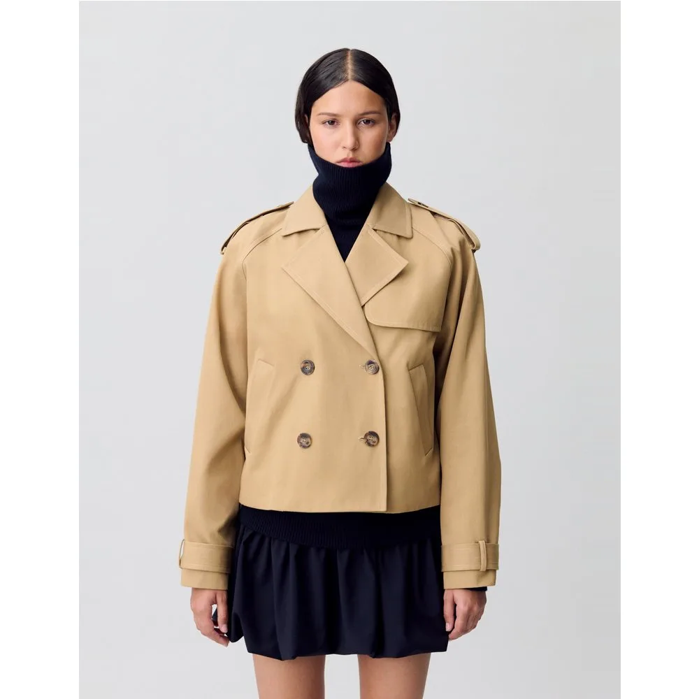 Cazadora de mujer trench corta - CLAUDIE PIERLOT - FashionsVida