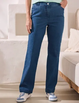 Marlene-Jeans - Mid Blue - female - Size: 42 - Avena - FashionsVida