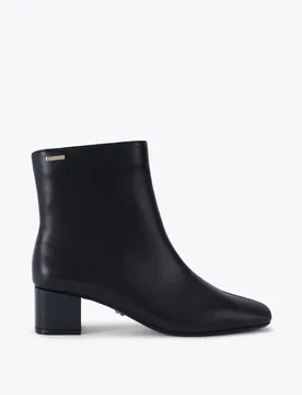 Block Heel Square Toe Ankle Boots Black female - Carvela - FashionsVida
