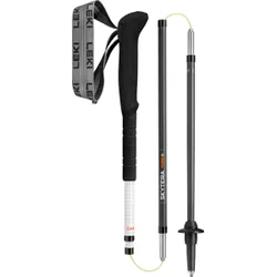 SKYTERA FX.ONE SL Wanderstöcke Unisex Naturalcarbon-White-Neonorange 130cm