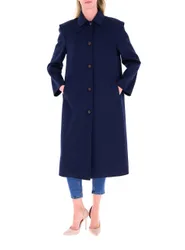 Cappotto in lana BLU SCURO 44
