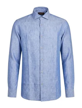 Camisa Hombre Azul noche 46,48,50,56,58 Hombre - Moorer - FashionsVida