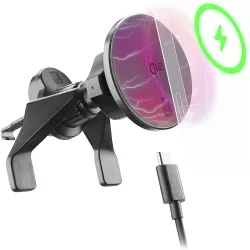 Soporte magnético para coche Cellularline Mag Qi2 Wireless Holder con tecnología Qi2