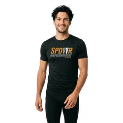 Maglietta A Maniche Corte Spdwr In Speed We Trust Black