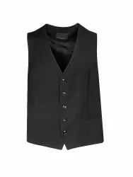 Robson Gilet de costume noir 26