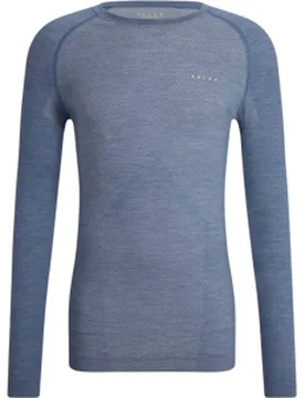 Wool-tech Light Langarm Laufshirt Herren Blau Gr. M - Falke - FashionsVida