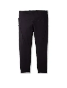Damen Lauftight Spark Capri schwarz S W - Brooks - FashionsVida
