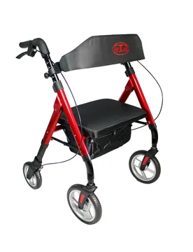 Aluminium XL Rollator AT51043 rot - Antar - FashionsVida