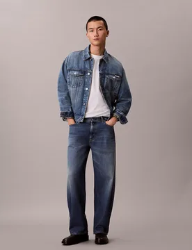 Jeans barrel leg uomo blue - Calvin Klein - FashionsVida