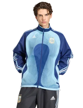Argentina Herren Trainingsoberteile - Blau - Größe XXXL - Poly Mesh Blue XXXL - Adidas - FashionsVida