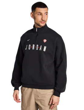 Flight Uomo - Top da pista Nero - Taglia L - Poly Fleece L - Jordan - FashionsVida