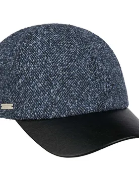 Tweedy Cap by - blue-navy - Female - Size: One Size - Seeberger - FashionsVida