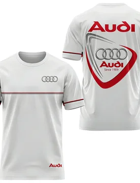 Men's Summer 2026 Best-Selling Audi Logo 3D Printed T-Shirt Comfortable Moisture-Wicking Quick-Drying Trendy Short-Sleeve Top - Aliexpress - FashionsVida
