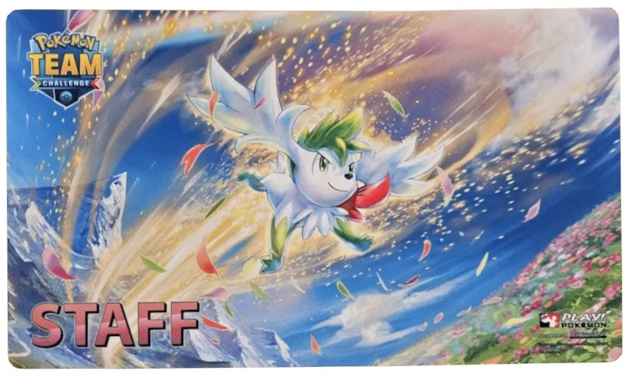 Pokemon Team Challenge Playmat - Shaymin (STAFF) - Pokémon - FashionsVida
