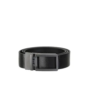 Cinturón de cuero negro 120 - Eurex - FashionsVida