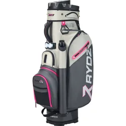 Cartbag Lucky Nine, anthrazit/silber/pink